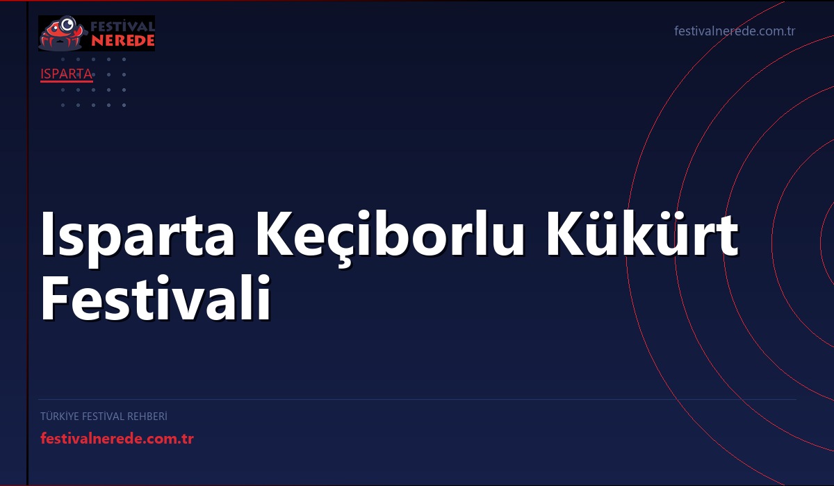 Isparta Keçiborlu Kükürt Festivali